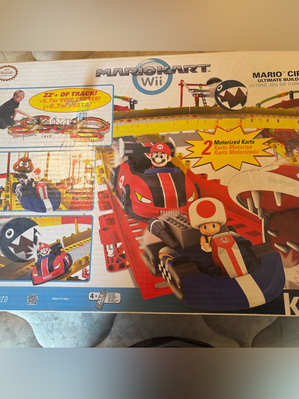 new Circuit Playset - Red Race Track for Kids wii knix